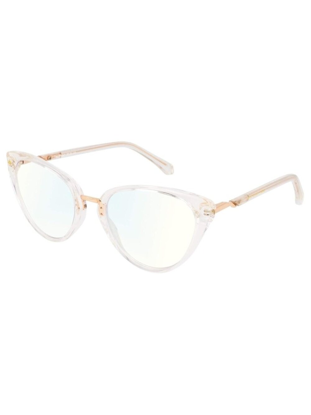 Prive Revaux Modern Women's Cat Eye Designer Reading Glasses Crystal Clear 53 mm